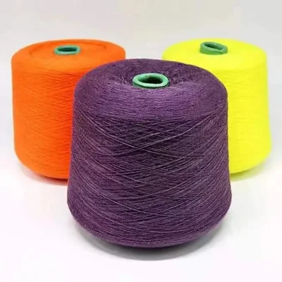 24s algodón como hilo de poliéster, filamento embotado completo, hilo DTY, grado AA para tela